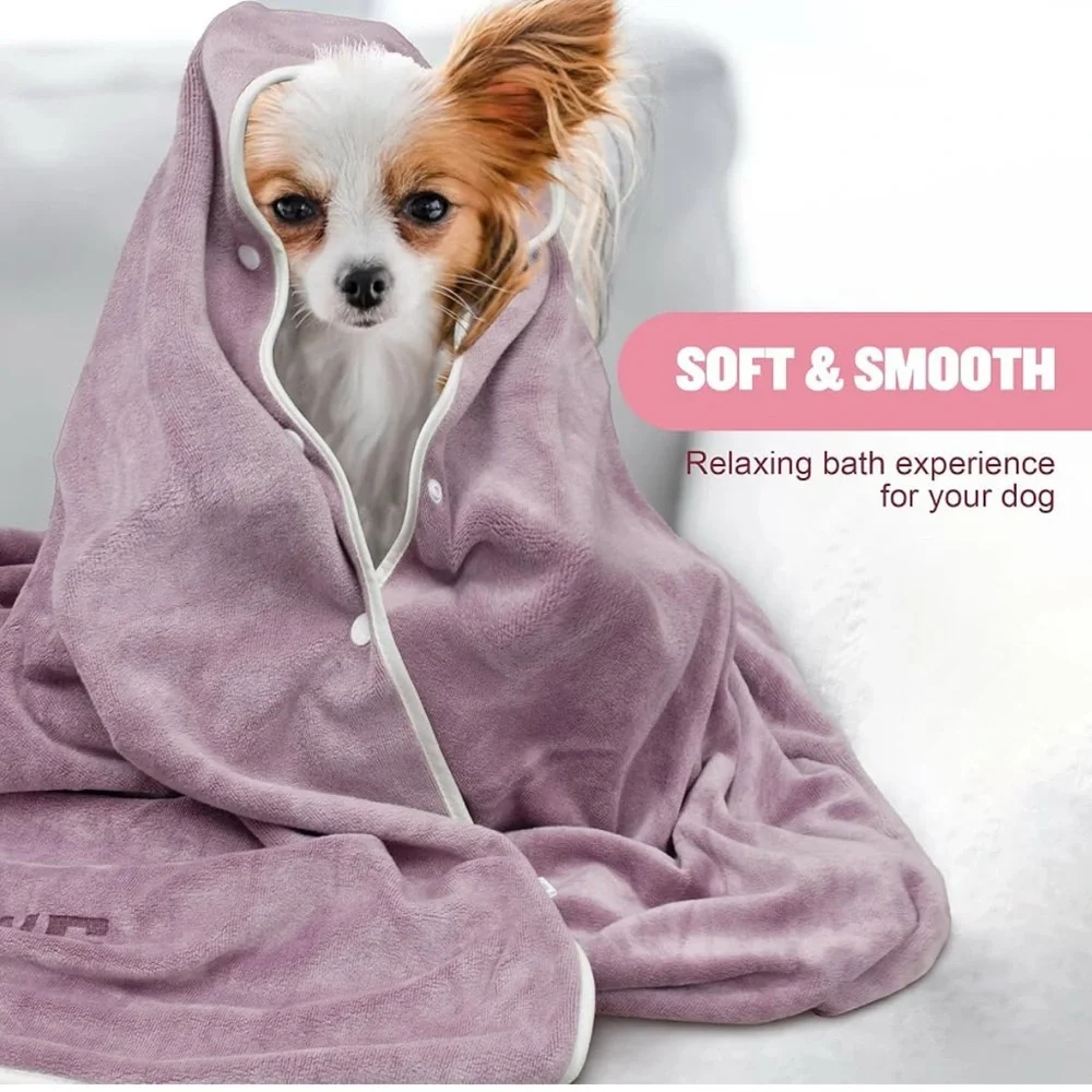 Pink Dog Drying Towel